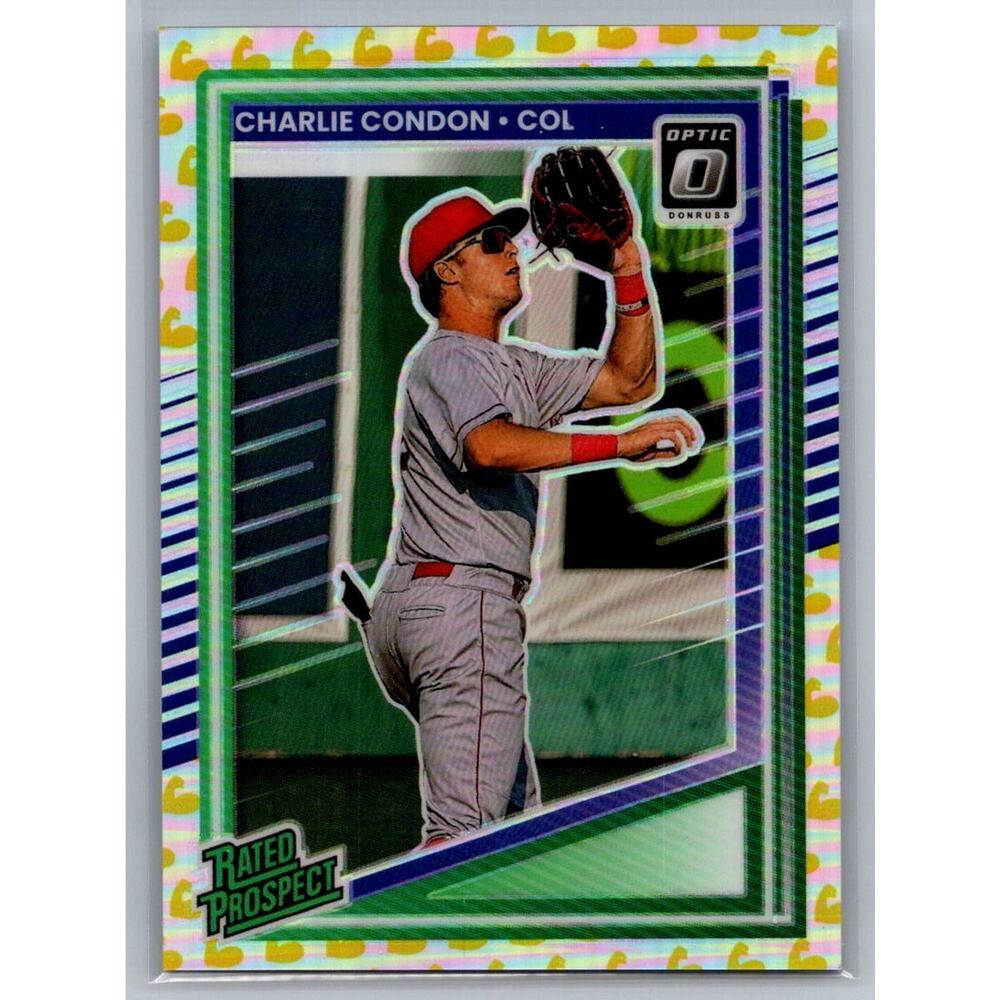 2025 Donruss - Flex Emoji Border Charlie Condon /149 SSP Colorado Rockies